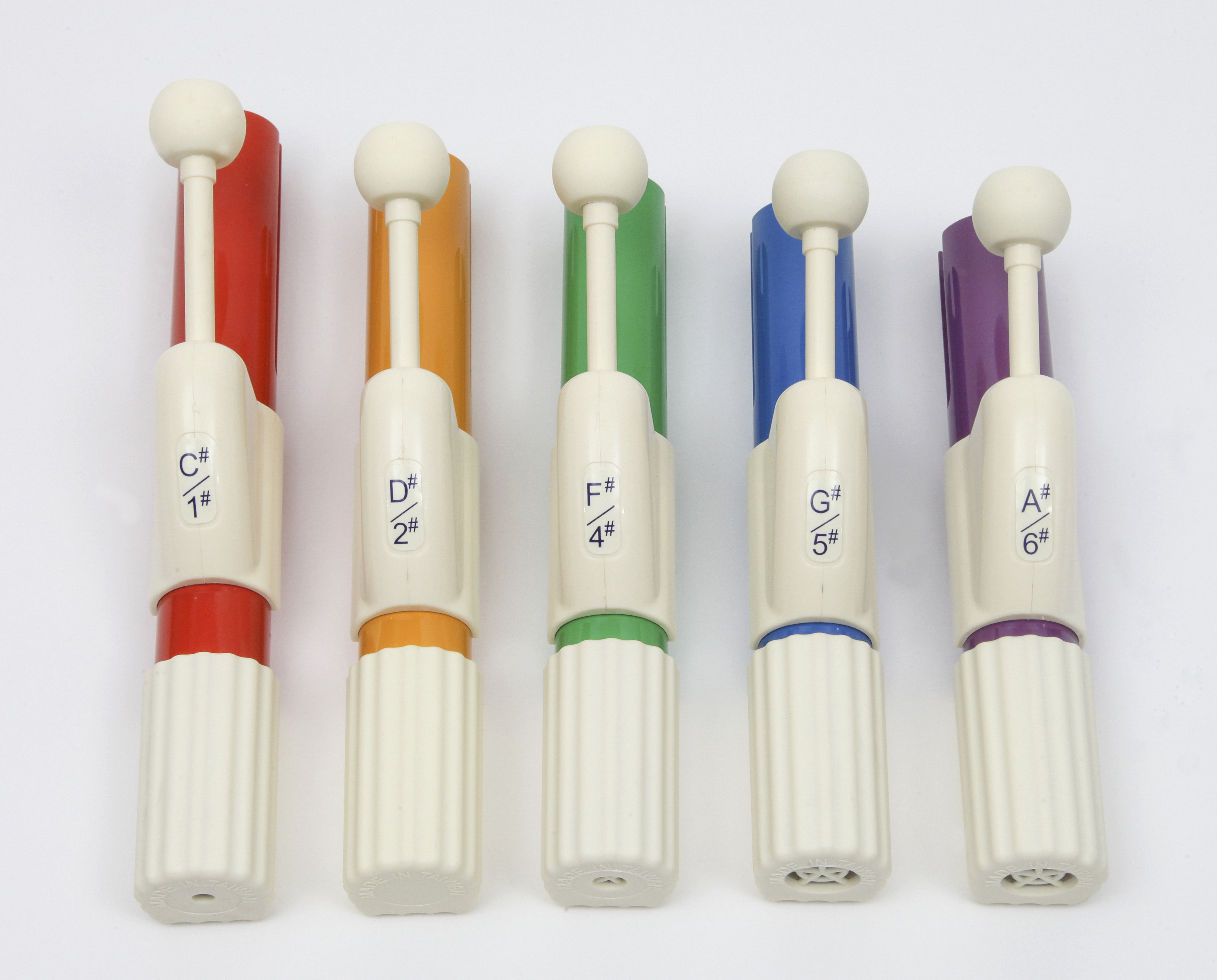 student handchime set in Chroma-Notes colors