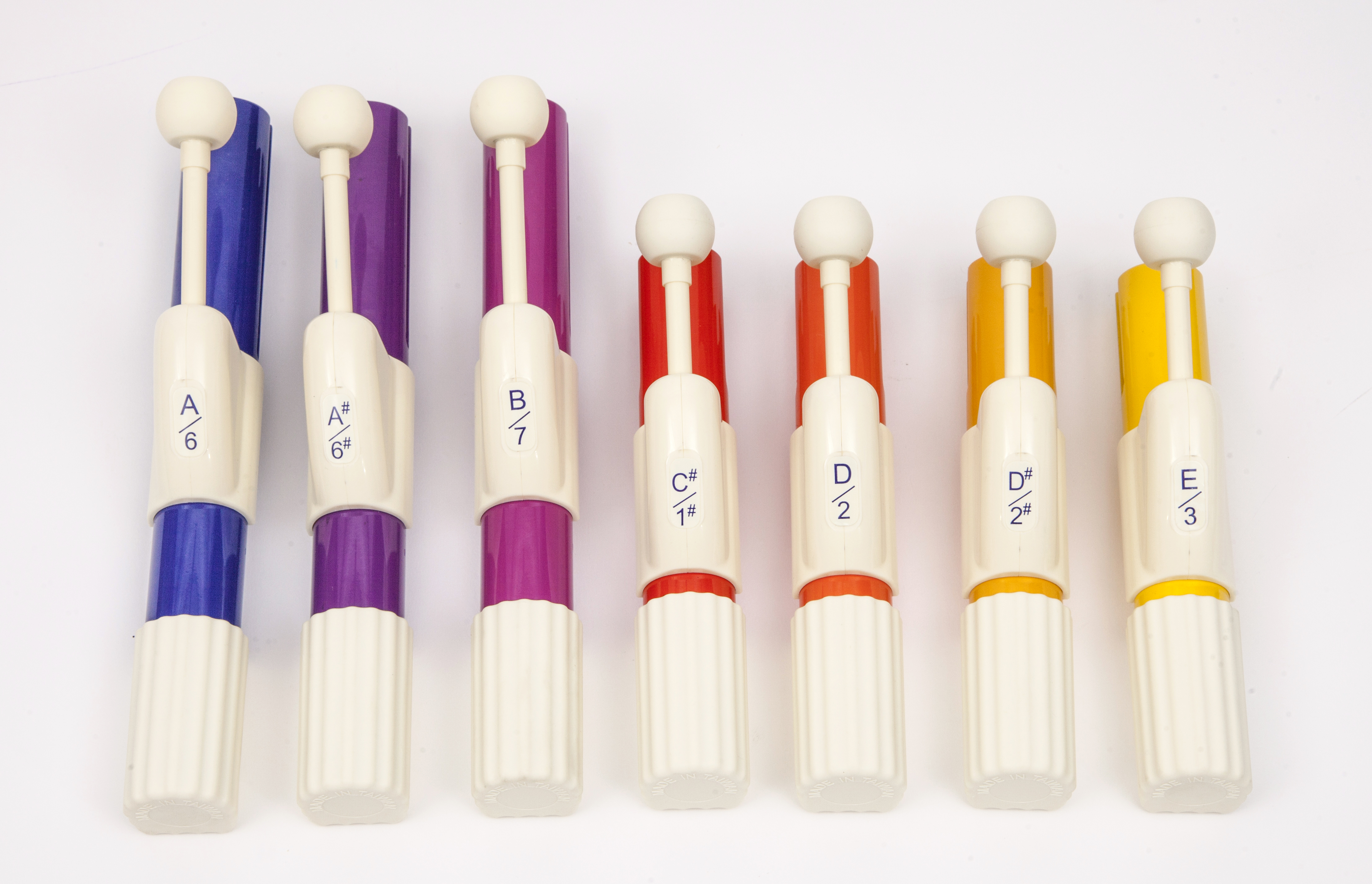 extemded handchime set in Chroma-Notes colors